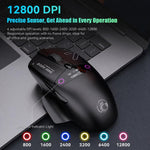 iMICE G205 Tri-Mode Wireless Gaming Mouse With Smart Display Screen 12800 DPI Rechargeable Ergonomic Mouse