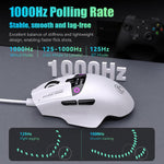iMICE G205 Tri-Mode Wireless Gaming Mouse With Smart Display Screen 12800 DPI Rechargeable Ergonomic Mouse