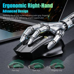 iMICE G205 Tri-Mode Wireless Gaming Mouse With Smart Display Screen 12800 DPI Rechargeable Ergonomic Mouse