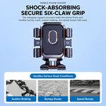 Supporto per telefono con navigatore stabilizzato contro le vibrazioni per moto elettrica, Handlebar, Rearview Mirror