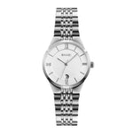 Orologio da polso SKMEI Ultra Thin Couple al quarzo, in acciaio inossidabile, impermeabile fino a 30 metri, con datario.