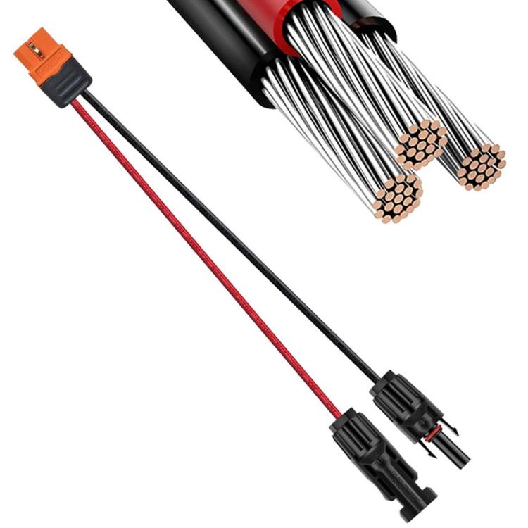 Cavo di ricarica per batterie portatili in rame puro da MC4 a XT60if, 91.5cm, 150cm, 180cm, 270cm, 365cm, 500cm