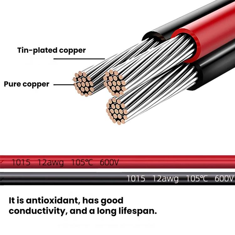 Cavo di ricarica per batterie portatili in rame puro da MC4 a XT60if, 91.5cm, 150cm, 180cm, 270cm, 365cm, 500cm