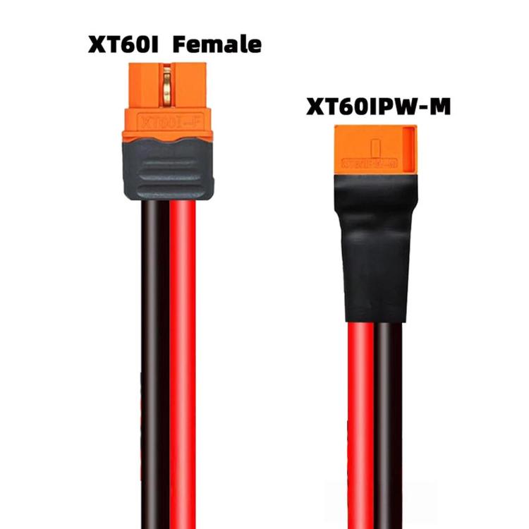 Cavo di prolunga XT60if maschio/femmina con connettore in rame puro da 12AWG per sistemi di accumulo di energia mobile., 0.61m, 0.91m, 1.83m, 3.66m, 6.1m, 9.15m, 12.1m, 15.2m