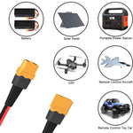 Cavo di prolunga XT60 femmina-femmina in rame puro per il collegamento di dispositivi di accumulo di energia mobile., 0.61m, 0.91m, 1.83m, 2.74m, 3.66m, 4.57m, 6.1m, 9.15m, 12.1m, 15.2m