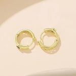 Orecchini a forma di stella in rame e argento sterling S925, YIE424