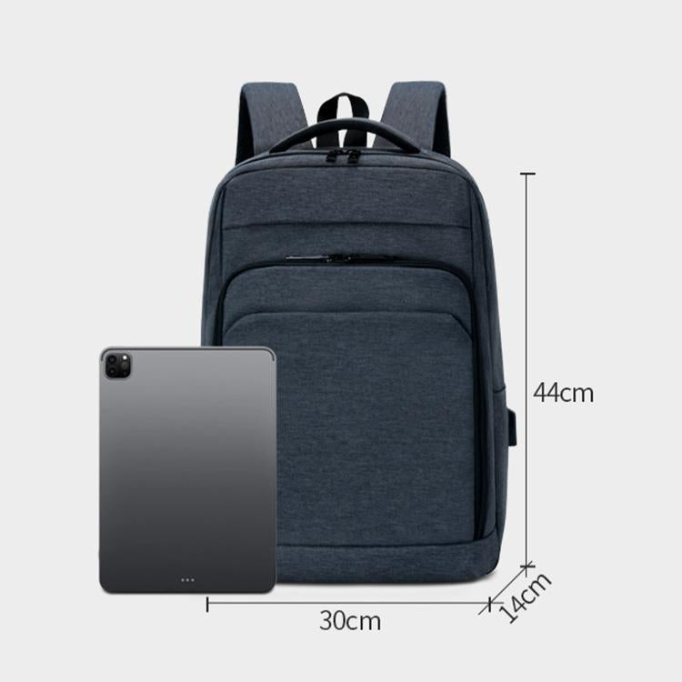 REMOID 26090 Zaino da uomo per laptop, sottile, da viaggio, con porta di ricarica USB