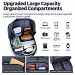 REMOID 26088 Zaino da uomo per laptop, leggero, resistente all'acqua, ideale per viaggi e lavoro.