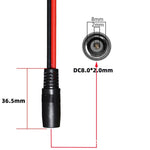 Cavo di prolunga per la ricarica di batterie portatili DC8020, Female Single-ended Wire, Male Single-ended Wire
