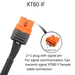 Cavo adattatore da XT60if a DC5521 maschio in rame puro 15A, 1.0m, 3.0m