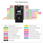 Scheda di sviluppo Waveshare ESP32-C5 Mini Dual-Band Wi-Fi 6, processore single-core a 240 MHz, with Pinheader, Without Pinheader