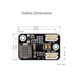 Regolatore buck per servomotori con bus seriale, mini modulo adattatore buck CC., Waveshare  7.2V, Waveshare 6V