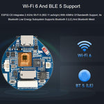 Scheda di sviluppo Waveshare ESP32-C6 con display LCD touch da 1,28 pollici, risoluzione 240 × 240, 65.000 colori, Without Metal Case, With Metal Case