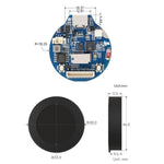 Scheda di sviluppo Waveshare ESP32-C6 con display LCD da 1,28 pollici, risoluzione 240 × 240, 65.000 colori, Without Case, With Metal Case