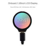 Scheda di sviluppo Waveshare ESP32-C6 con display LCD da 1,28 pollici, risoluzione 240 × 240, 65.000 colori, Without Case, With Metal Case