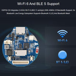 Scheda di sviluppo Waveshare ESP32-C6 con display LCD da 1,28 pollici, risoluzione 240 × 240, 65.000 colori, Without Case, With Metal Case