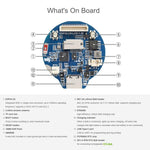 Scheda di sviluppo Waveshare ESP32-C6 con display LCD da 1,28 pollici, risoluzione 240 × 240, 65.000 colori, Without Case, With Metal Case