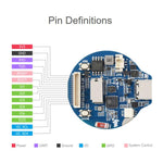 Scheda di sviluppo Waveshare ESP32-C6 con display LCD da 1,28 pollici, risoluzione 240 × 240, 65.000 colori, Without Case, With Metal Case