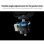 Adattatore originale da 1/4 di pollice per montaggio in auto per Insta360 X6 / X5 / Ace Pro 2 / GO Ultra, 1/4 Inch In-Car Mount Adapter