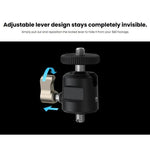Adattatore originale da 1/4 di pollice per montaggio in auto per Insta360 X6 / X5 / Ace Pro 2 / GO Ultra, 1/4 Inch In-Car Mount Adapter