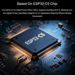 Scheda di sviluppo Wi-Fi 6 dual-band Waveshare ESP32-C5 con antenna FPC esterna, Without Pinheader, With Pinheader