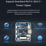 Scheda di sviluppo Waveshare ESP32-C5 con display LCD touch da 1,69 pollici, risoluzione 240 × 280 pixel, supporto per interazione vocale AI., Without Lithium Batt