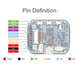 Scheda di sviluppo Waveshare ESP32-C5 con display LCD touch da 1,69 pollici, risoluzione 240 × 280 pixel, supporto per interazione vocale AI., Without Lithium Batt