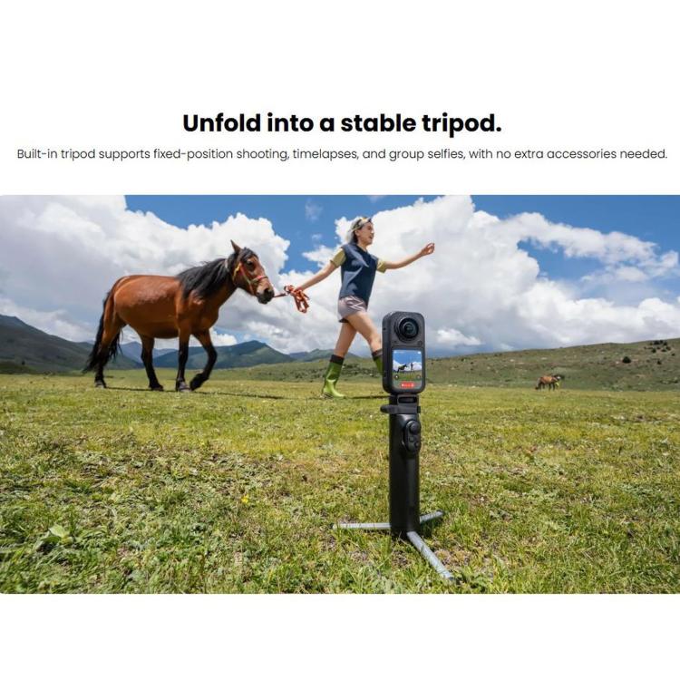 Kit telecomando per selfie stick pieghevole originale Insta360 X6, Extended Edition White, Extended Edition Black, Lightweight Edition Black, Lightweight Edition White