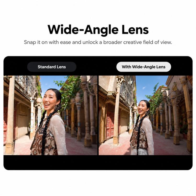 Obiettivo grandangolare originale per Insta360 Luna Pro, Wide-Angle Lens