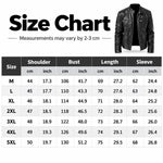 Giacca invernale da moto in PU con multitasche, collo alto e cerniera., 3XL, 4XL