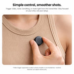 Per Insta360 X6 / Luna Ultra / X4 Air / GO Ultra Microfono originale 2 in 1, trasmettitore + ricevitore, Mic Air