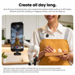 Per Insta360 X6 / Luna Ultra / X4 Air / GO Ultra Microfono originale 2 in 1, trasmettitore + ricevitore, Mic Air