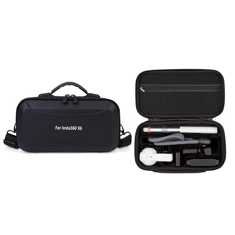Custodia rigida per kit fotocamera Insta360 X6 – Borsa da viaggio impermeabile con tracolla