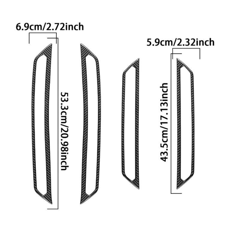 Adesivo decorativo per soglia portiera auto per BMW Serie 5 i5 G60 / G68 2023-2026