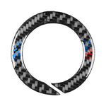 Anello decorativo adesivo per logo del volante per BMW Serie 5 i5 G60 / G68 (2023-2026)