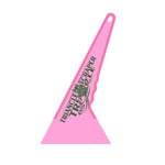qili Spatola rigida triangolare ultra sottile per la pellicola oscurante dei vetri dell'auto, Large Yellow, Large Pink, Large Blue, Medium Yellow, Medium Pink, Medium Blue, Small Yellow, Small Pink, Small Blue