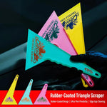 qili Spatola rigida triangolare ultra sottile per la pellicola oscurante dei vetri dell'auto, Large Yellow, Large Pink, Large Blue, Medium Yellow, Medium Pink, Medium Blue, Small Yellow, Small Pink, Small Blue