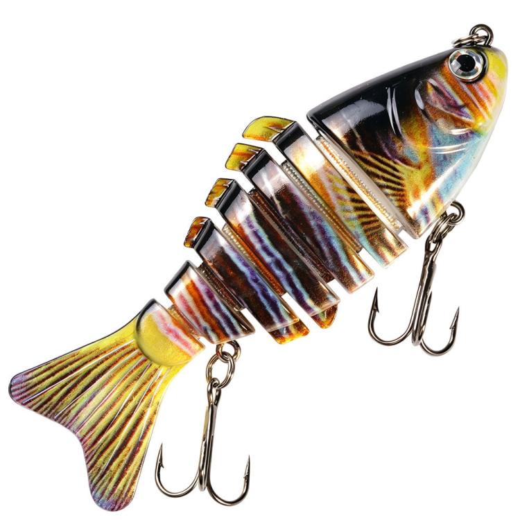 HENGJIA JM074 Esche artificiali da pesca Swimbait multi-snodate affondanti, esche rigide multi-segmentate, 9.7cm 15g