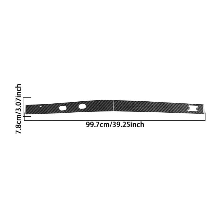For BMW 5 Series i5 G60 / G68 2023-2026 Under Dashboard Decorative Car Sticker, LHD, RHD