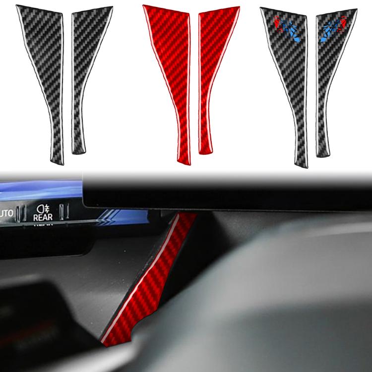 Adesivi decorativi per BMW Serie 5 i5 G60 / G68 (2023-2026) – zona sottocruscotto (entrambi i lati), LHD, RHD