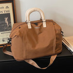 Travel Duffel Bag for Women Expandable Weekender Bag with Wet Pocket