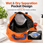Travel Duffel Bag for Women Expandable Weekender Bag with Wet Pocket