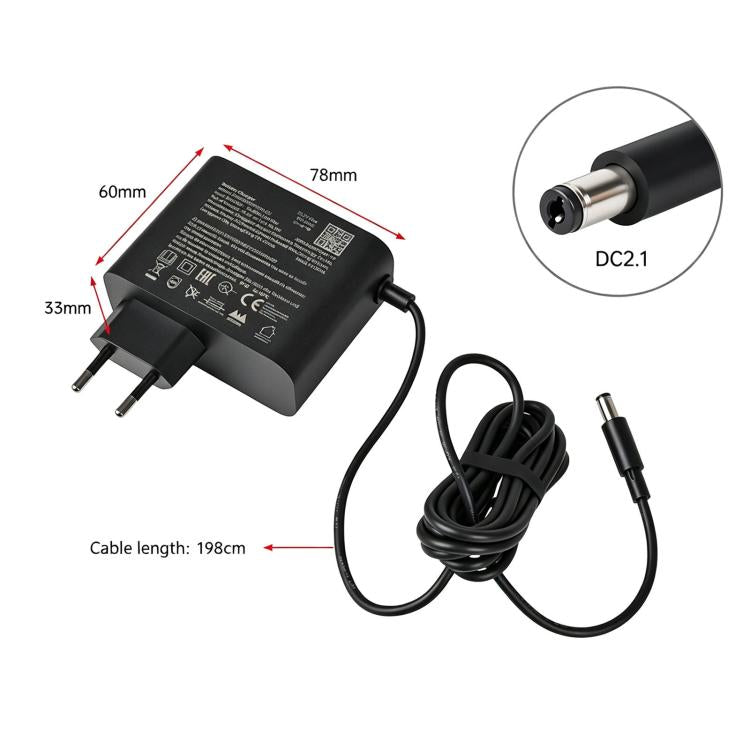 For Xiaomi 4 Go Electric Scooter 24.2V 1.5A Charger, EU Plug, Charger