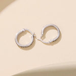 Vintage-style Patterned Brass Earring Backs With Silver Posts, YIE423-A, YIE423-B