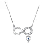 Women Copper Infinite Love Pendant Necklace, YIN144