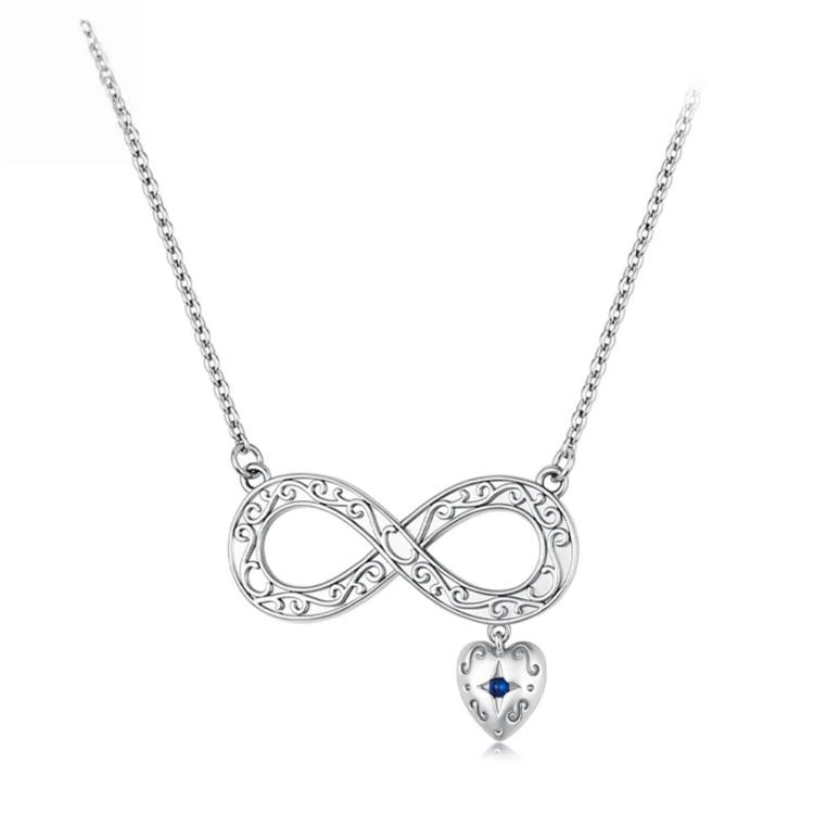 Women Copper Infinite Love Pendant Necklace, YIN144