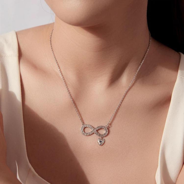 Women Copper Infinite Love Pendant Necklace, YIN144