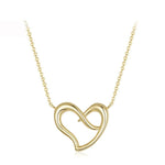 Copper Heart-Shaped Pendant Necklace – Ideal For Daily Wear, YIN145