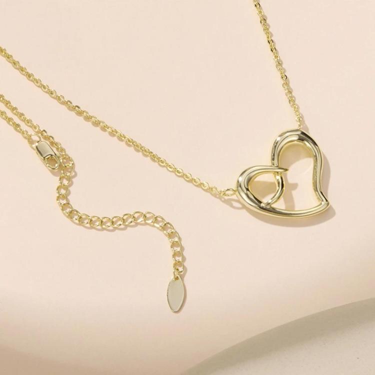 Copper Heart-Shaped Pendant Necklace – Ideal For Daily Wear, YIN145