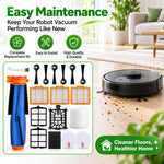 Replacement Kit For Shark AI AV2501S / AV2501AE / RV2502AE / RV2610WA Robot Vacuum, 21 In 1